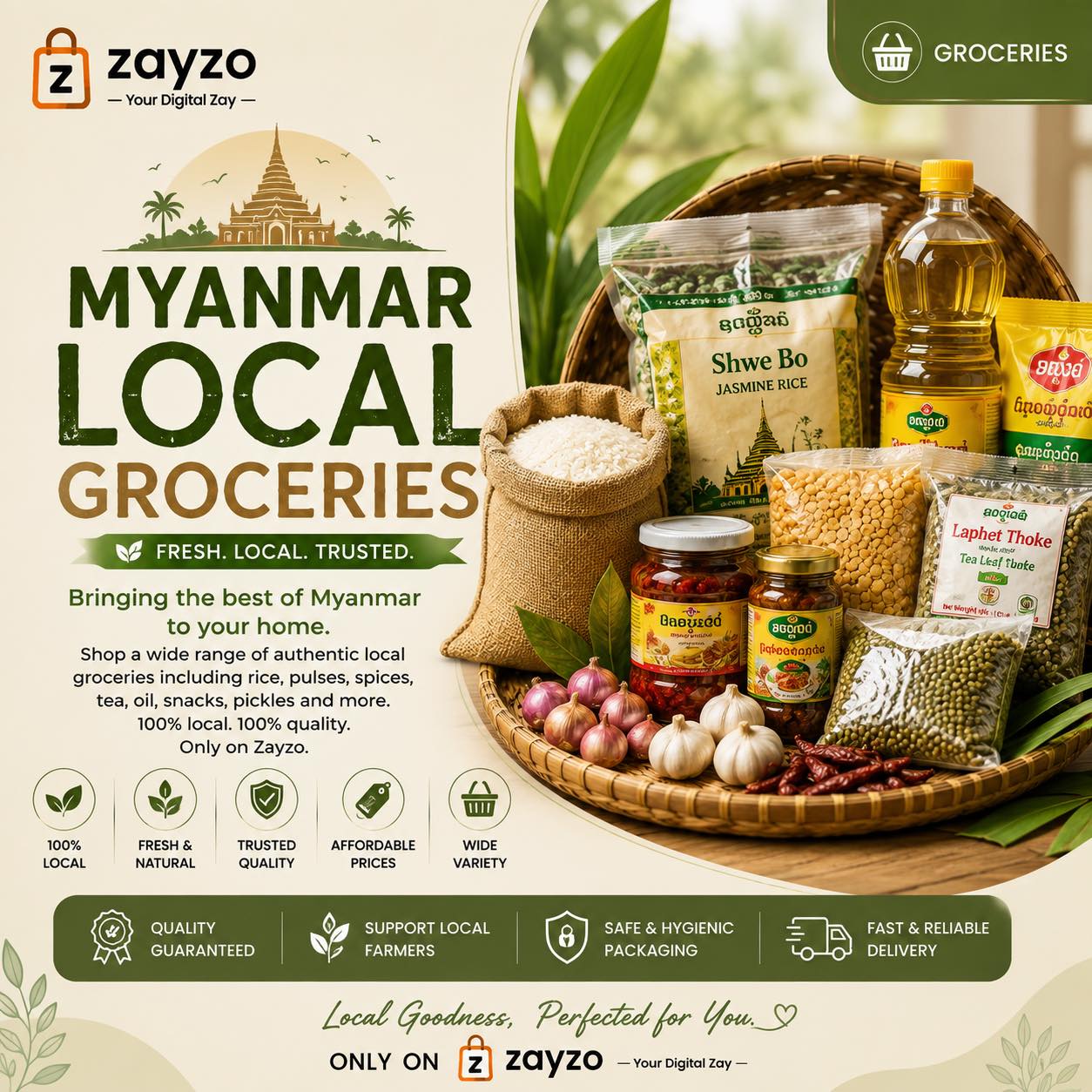 Myanmar Local Groceries